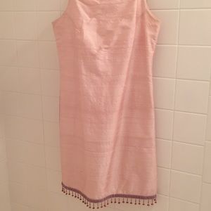 Raw Silk Pink Dress